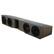 Alt View 4. QPower - QPower Quad 8" Sub Box - Chevy Silverado Crew Cab, GMC Sierra Crew Cab 2007-2026 - Charcoal Black.