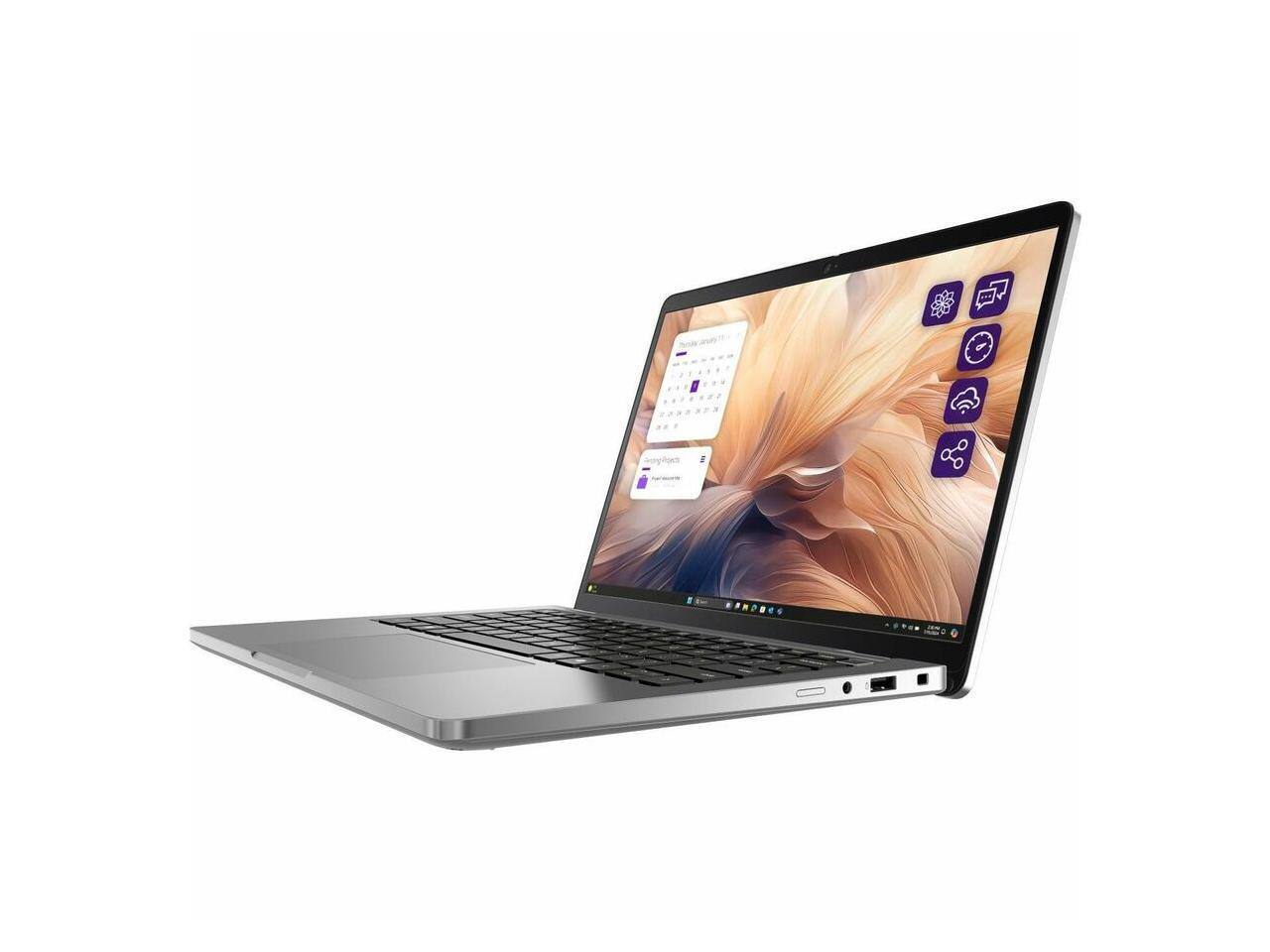 Alt View 2. Dell - Dell Pro 13 Plus PB13250 13.3" Touchscreen Clamshell Copilot+ PC Notebook - Full HD Plus - 60 Hz - Intel Core Ultra 7 - Silver.