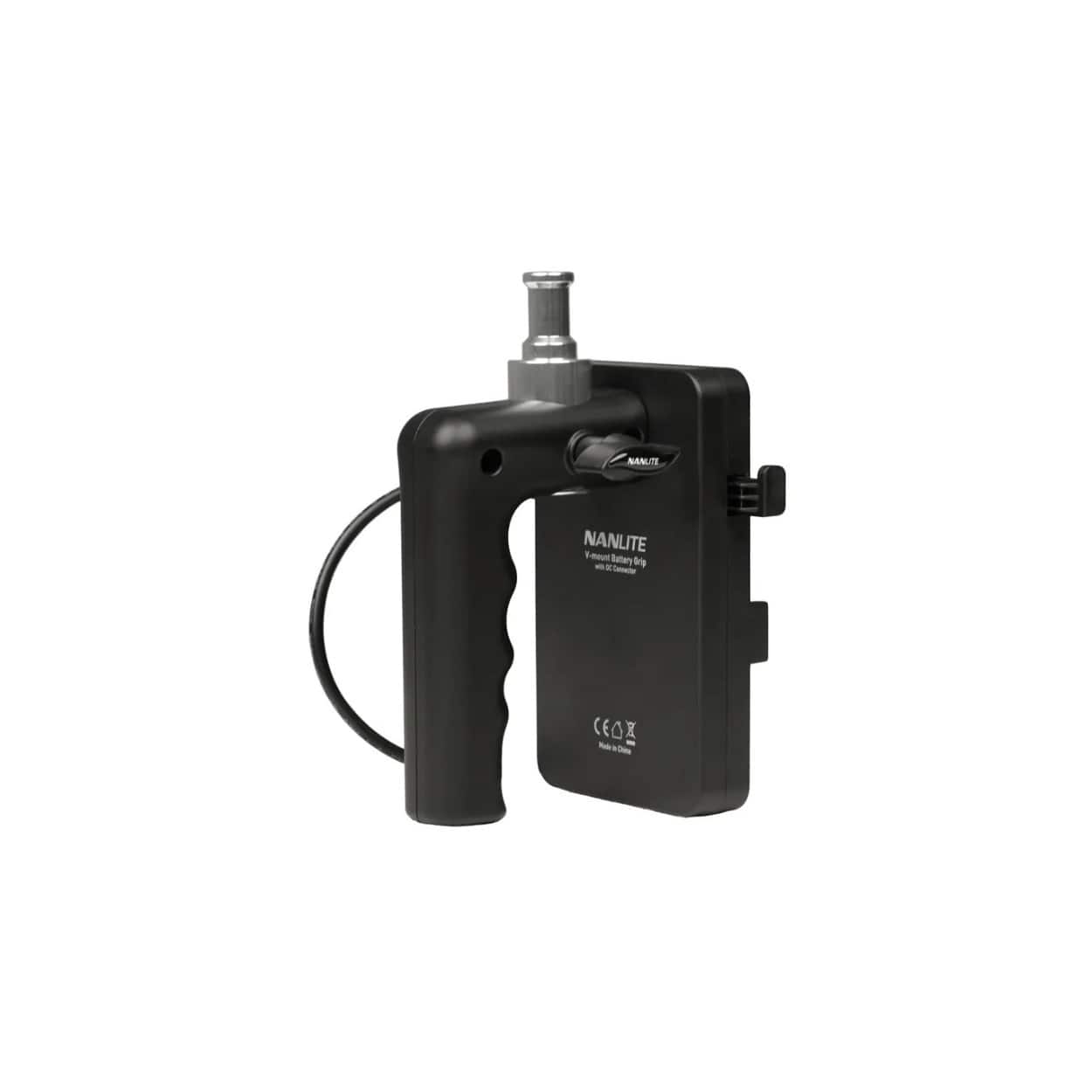 NANLITE - V-Mount Battery Grip with DC Connector for Forza 60, FC-60B