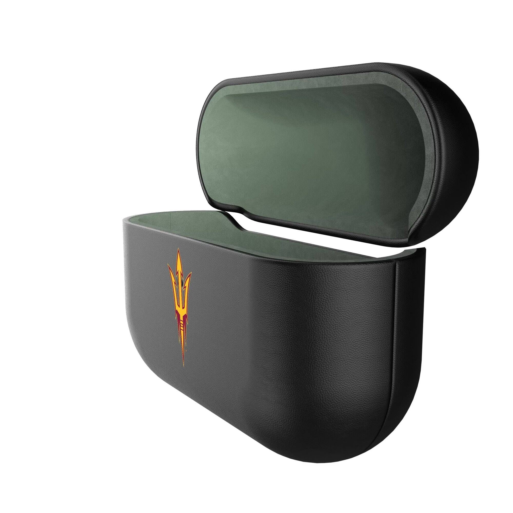 Alt View 1. Keyscaper - Arizona State Sun Devils Arizona State Sun Devils Insignia 1st Gen AirPods Pro Case Cover - Black.