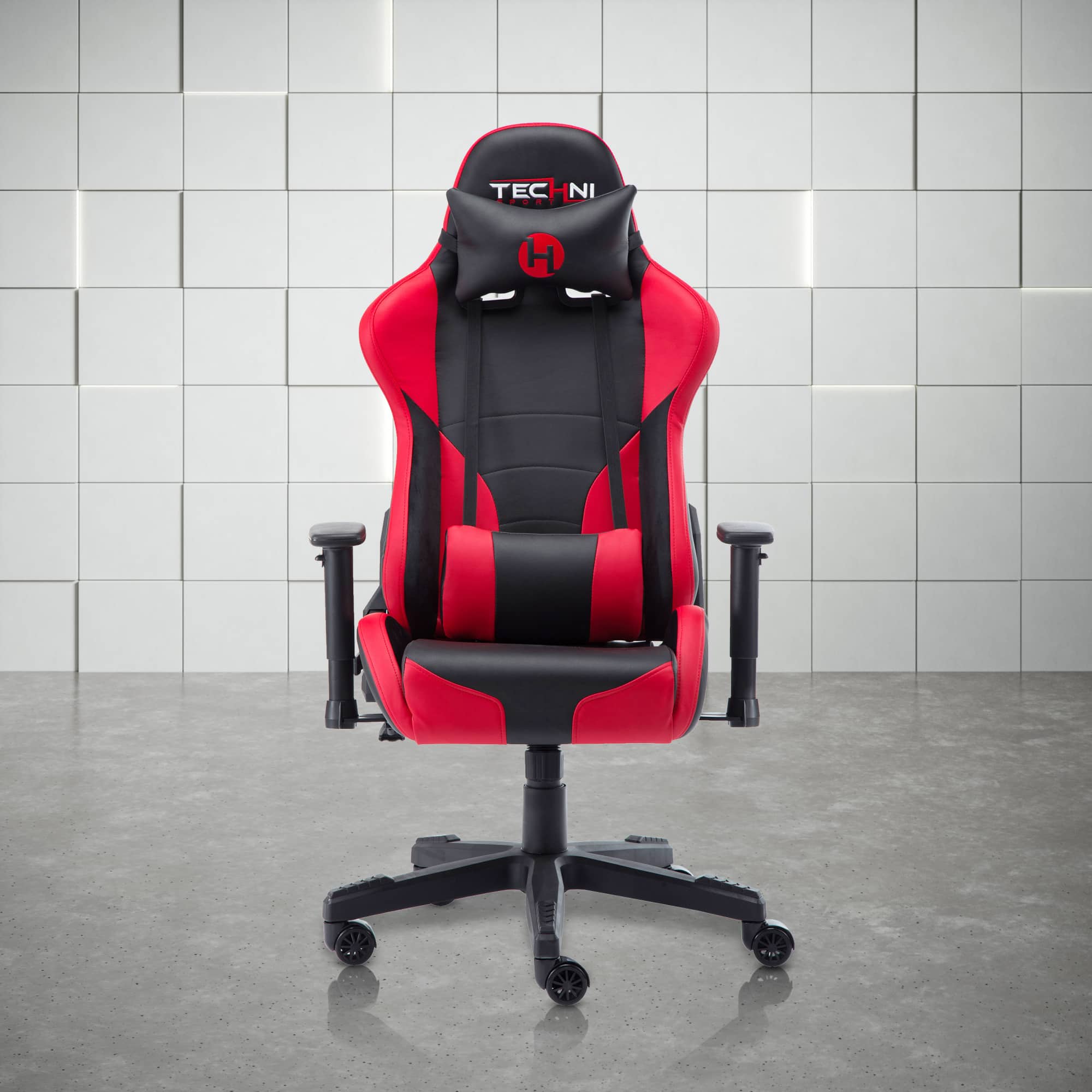 GOODSILO - Premium High-Back Gaming Chair with Adjustable Features and Ergonomic Support - Red