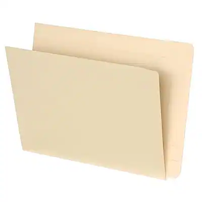 Front. Pendaflex - Pendaflex File Folder, Straight Cut, Letter Size, Manila, 100/Box (16640) - Manila.