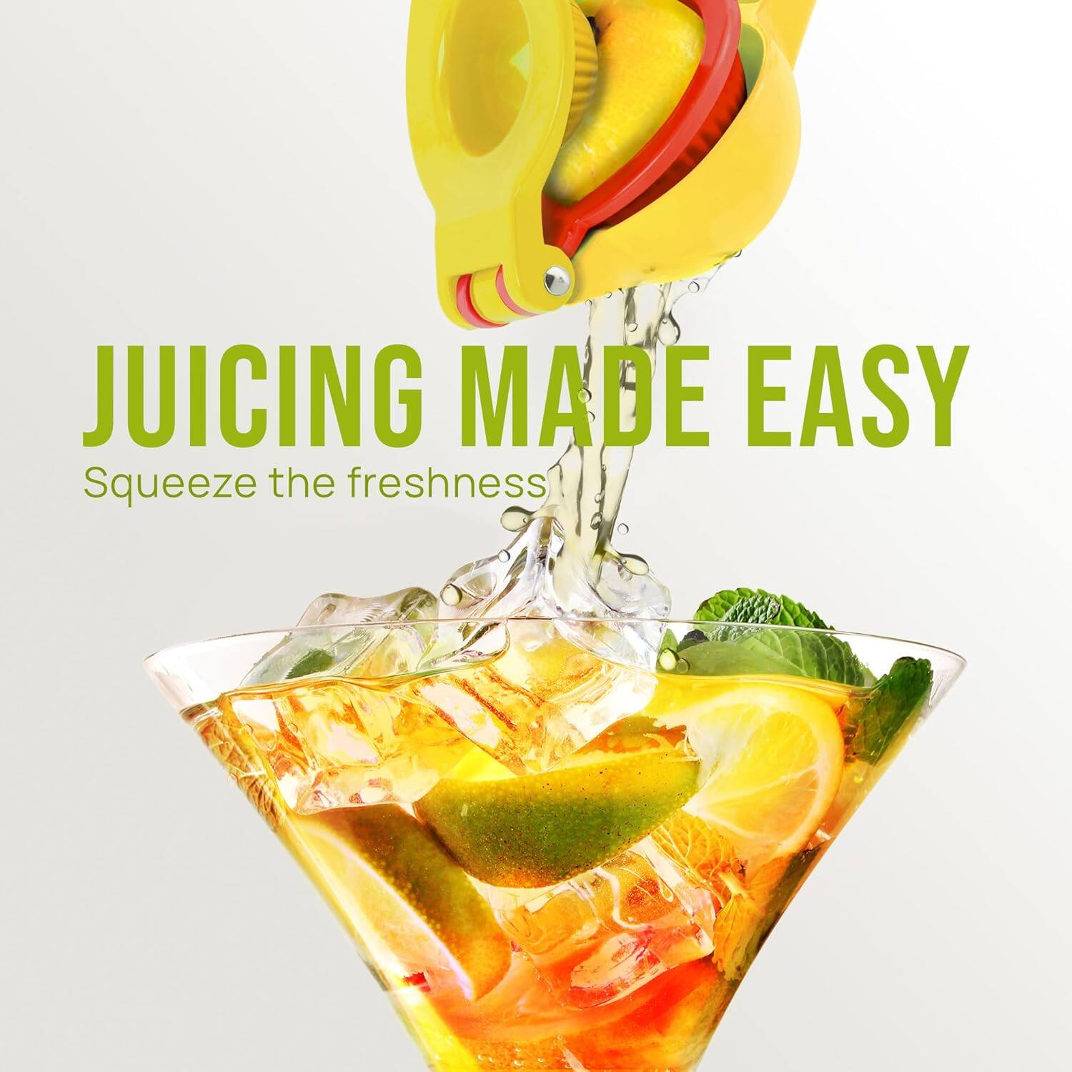 JUICING MADE EASY  
Squeeze the freshness