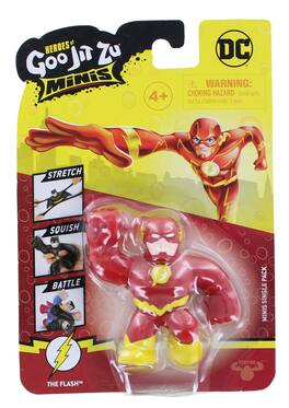 Moose Toys - DC Heroes of Goo Jit Zu Squishy Mini Figure | The Flash - Red