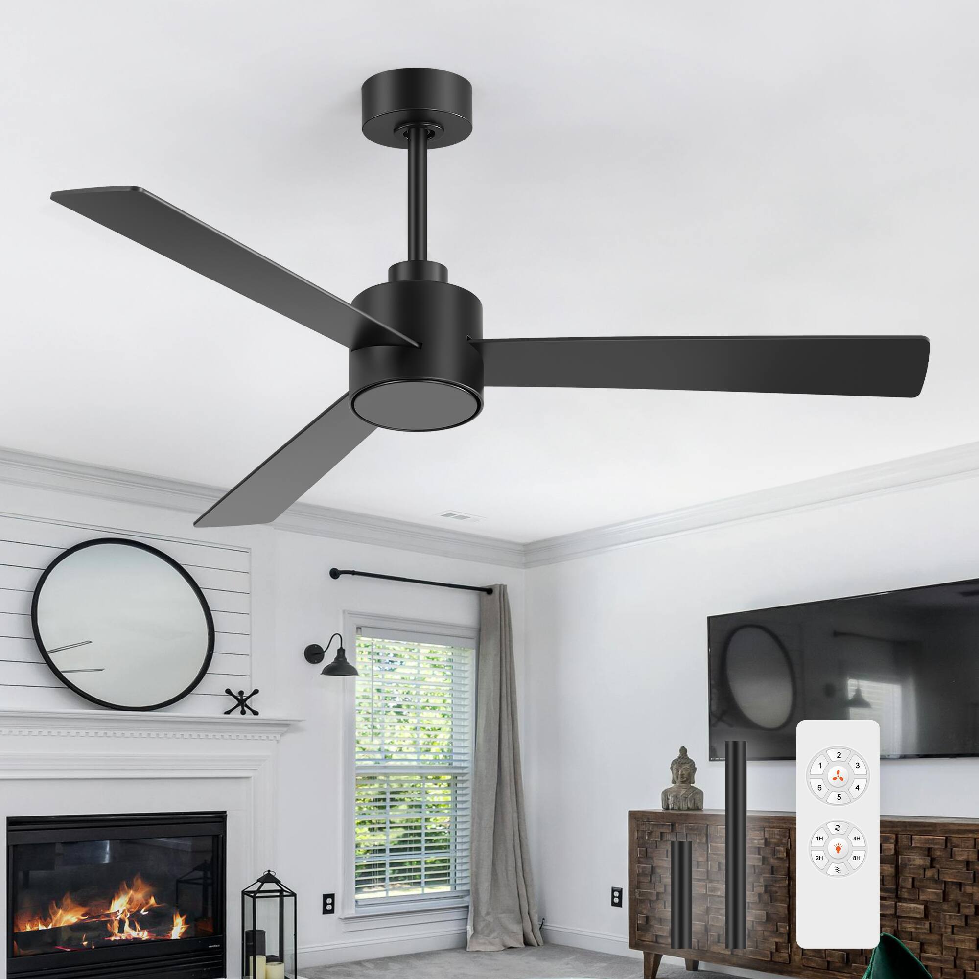 Matte Black (Without Light)