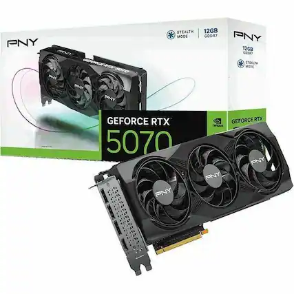 PNY GEFORCE RTX 5070
12GB GDDR7
STEALTH MODE