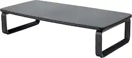 Kensington - SmartFit Extra Wide Monitor Stand – Adjustable Height Riser for Monitors, Laptops, and All-in-One PCs (K52797WW) - Black