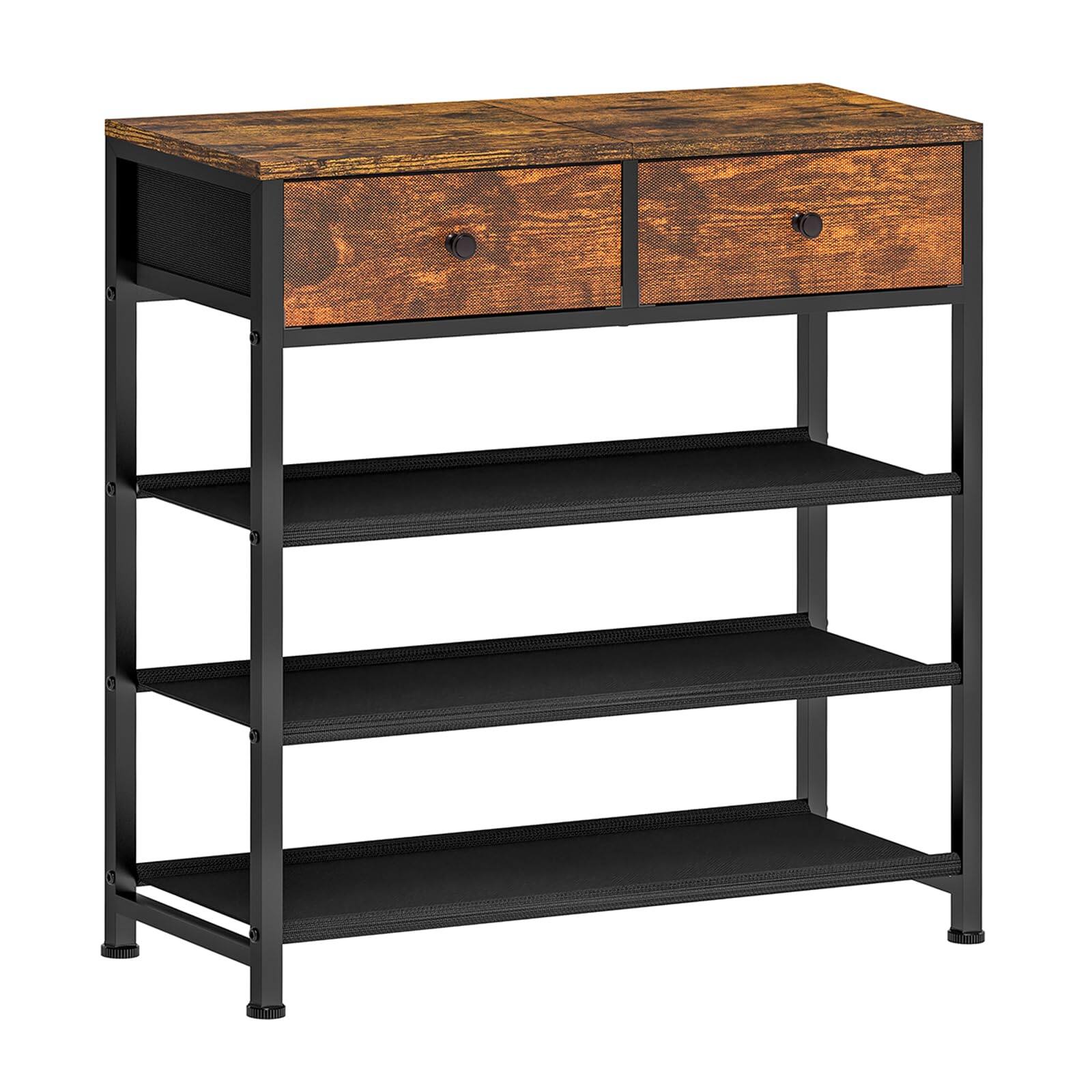 Rustic Brown 4 Tier ( 28.3 x 11 x 29.5")