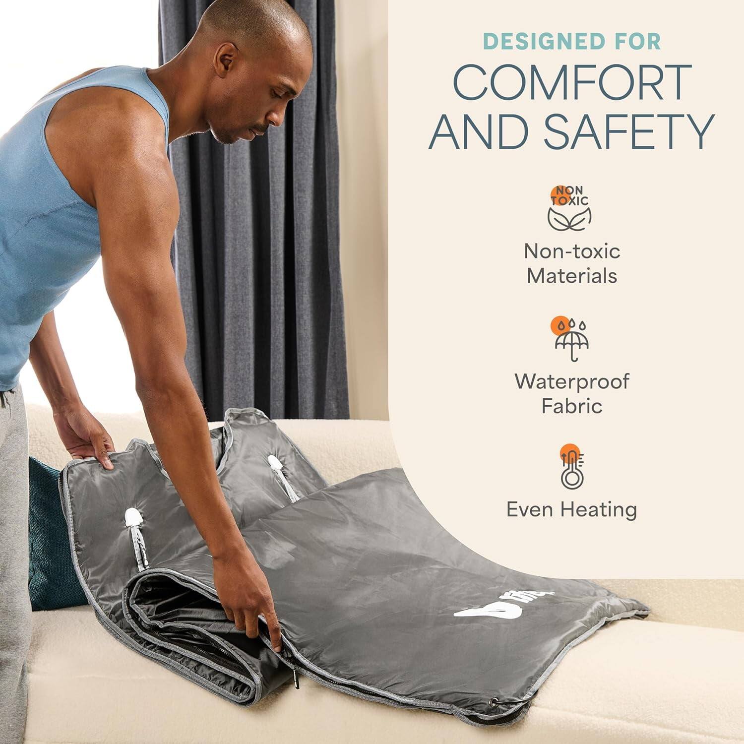 DESIGNED FOR COMFORT AND SAFETY

- Non-toxic Materials
- Waterproof Fabric
- Even Heating