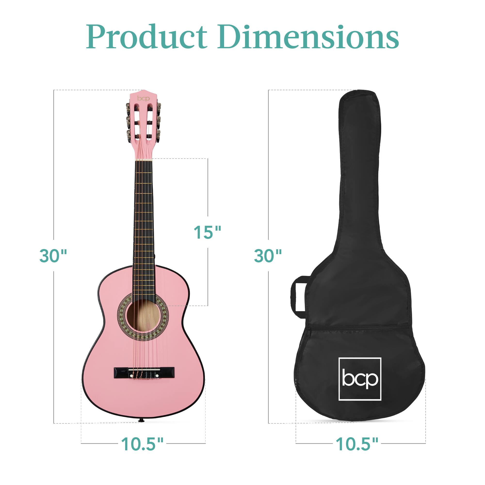 Product Dimensions

- Guitar: 30" x 15" x 10.5"
- Case: 30" x 10.5"