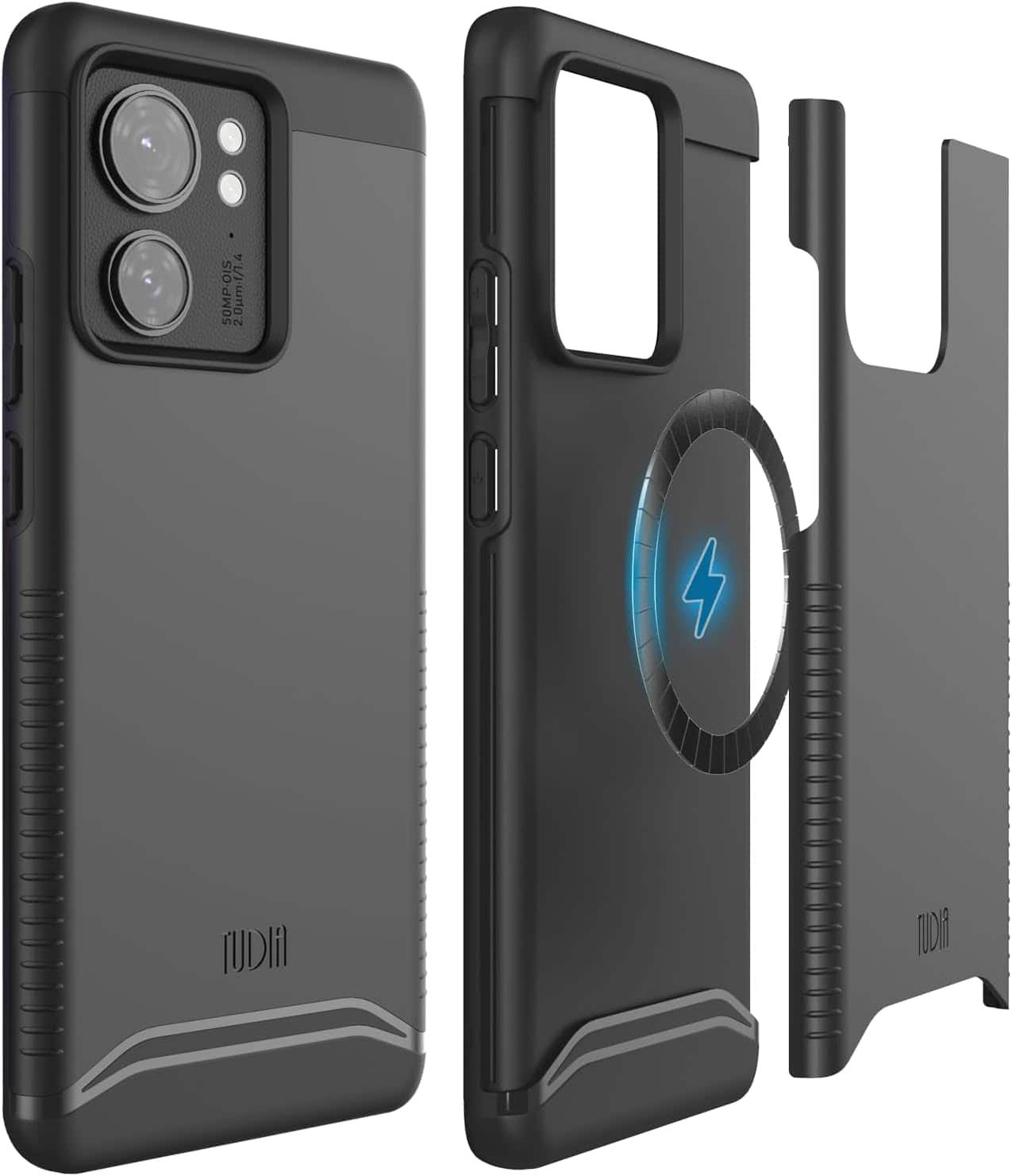 TUDIA - Merge for Motorola Edge 2023 Case Magsafe Compatible - Matte Black