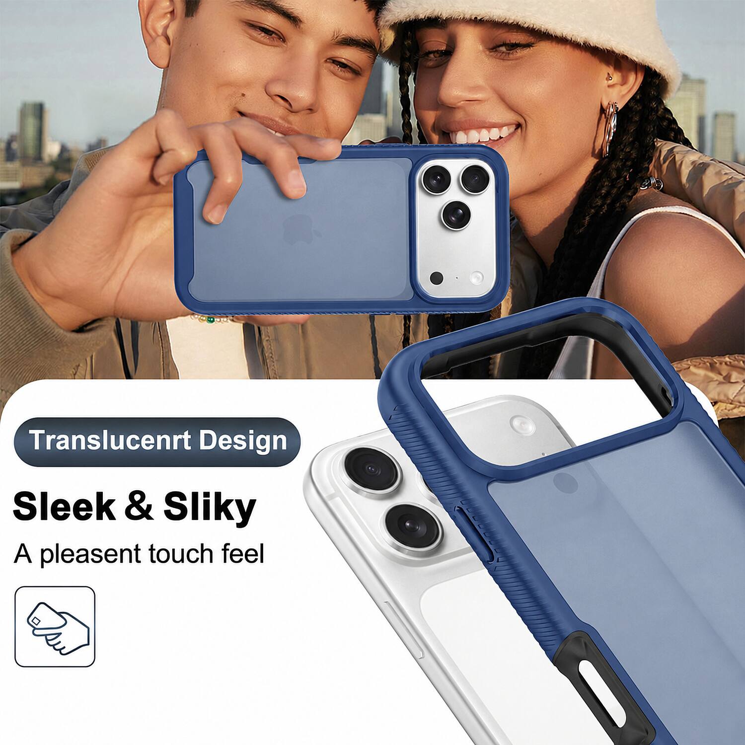 Translucent Design  
Sleek & Silky  
A pleasant touch feel