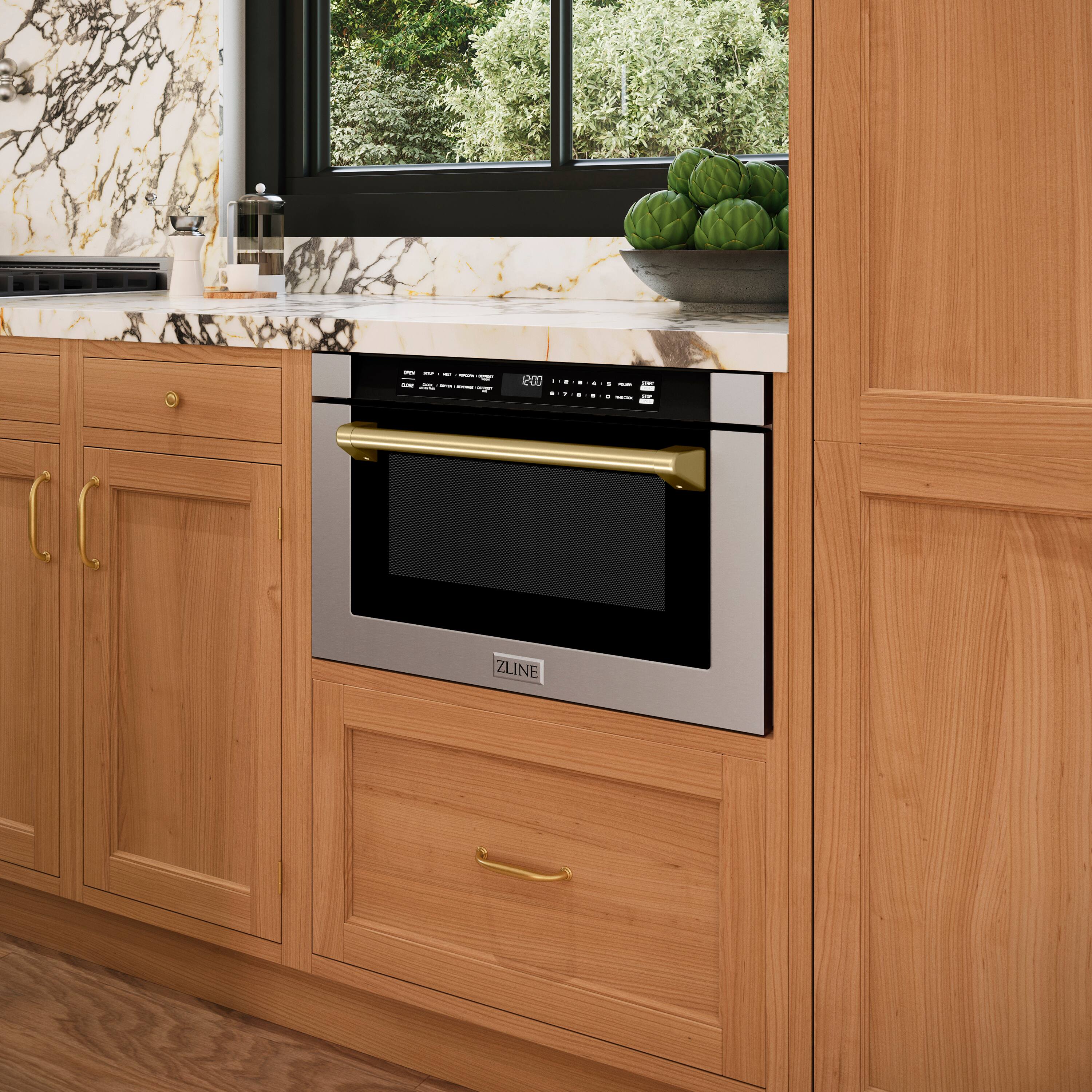 ZLINE Autograph Edition 24 in. 1.2 cu. ft. Built in Microwave