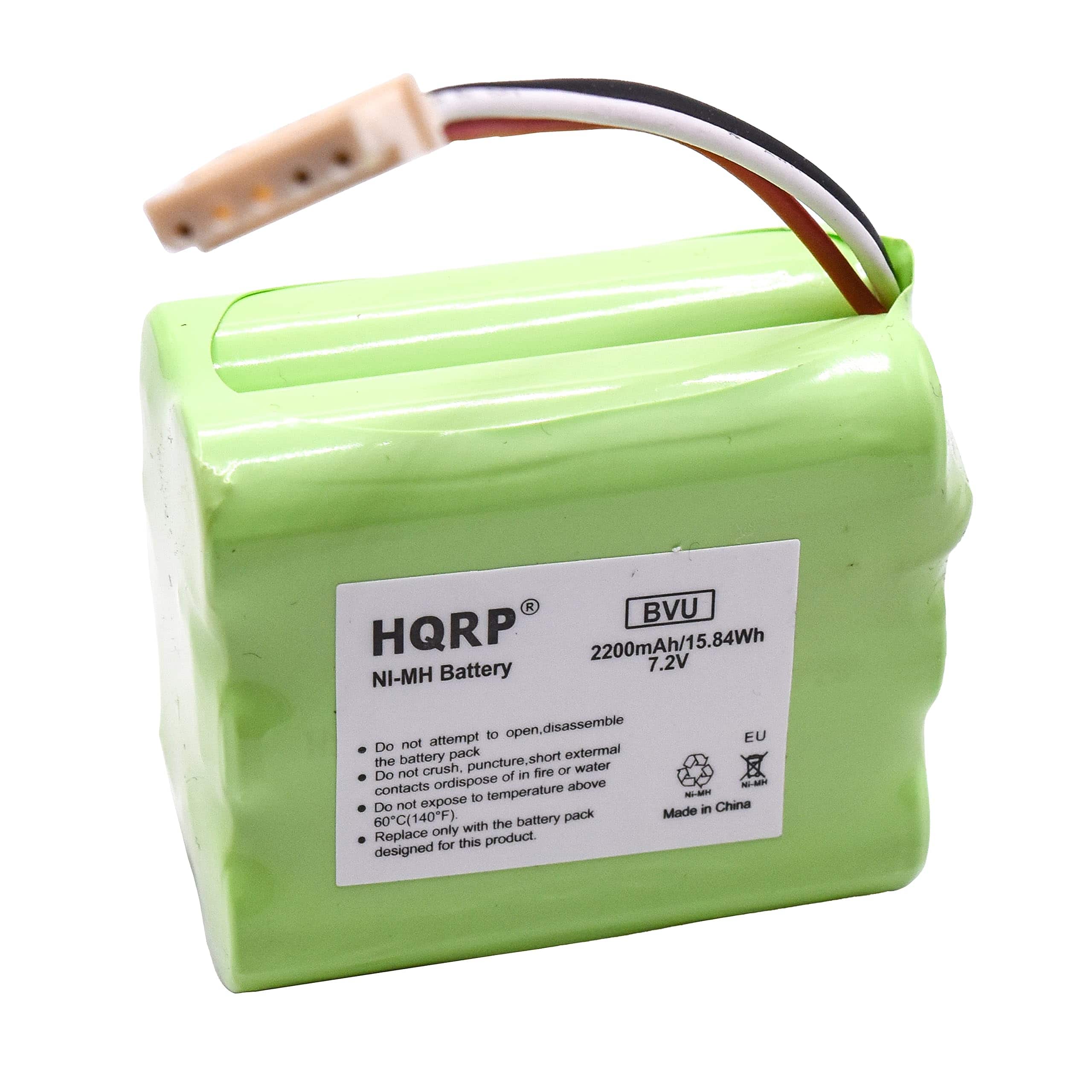 HQRP - 2200mAh Battery for iRobot Mint+ 5200 Mint Plus 5200, 5200c, 5200B, Braava 380 380t 390t GPRHC202N026 11003067-00 Vacuum