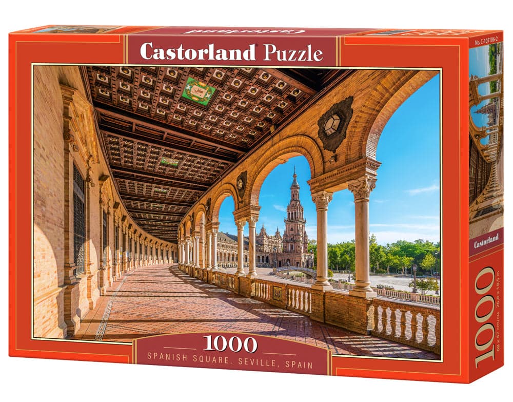 Castorland - 1000 Piece Jigsaw Puzzles, Spanish Square, Seville, Spain , Andalusia, Monument puzzle, C-105106-2 - Red price history on PriceWatchPro