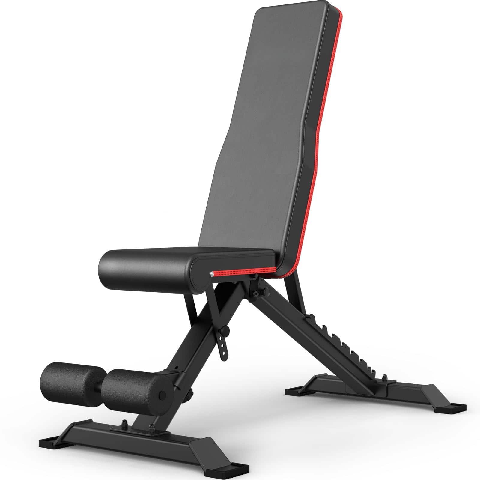 ThinkLink Electronic - Adjustable Weight Bench Full Body Workout Multi-purpose Foldable Incline Decline Exercise For Home Gym - PA400