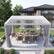 Angle. U-HOMY - 12x12 Aluminum Louvered Pergola with Adjustable Roof, Outdoor Patio Gazebo with Curtains for Backyard and Deck - White.