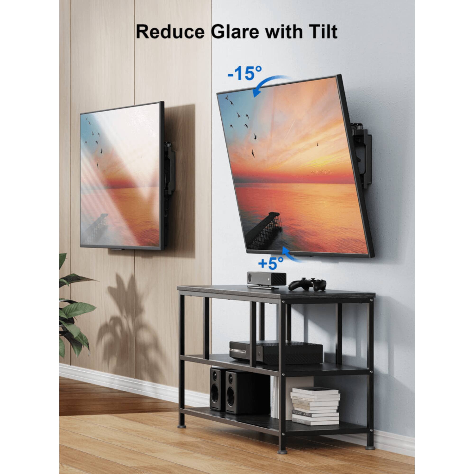Reduce Glare with Tilt -15 +5