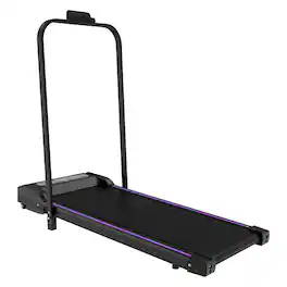Anysun - 2-in-1 Under Desk Treadmill - Walking Pad with Remote Control, LED Display, for Home & Office Walking/Jogging - Black