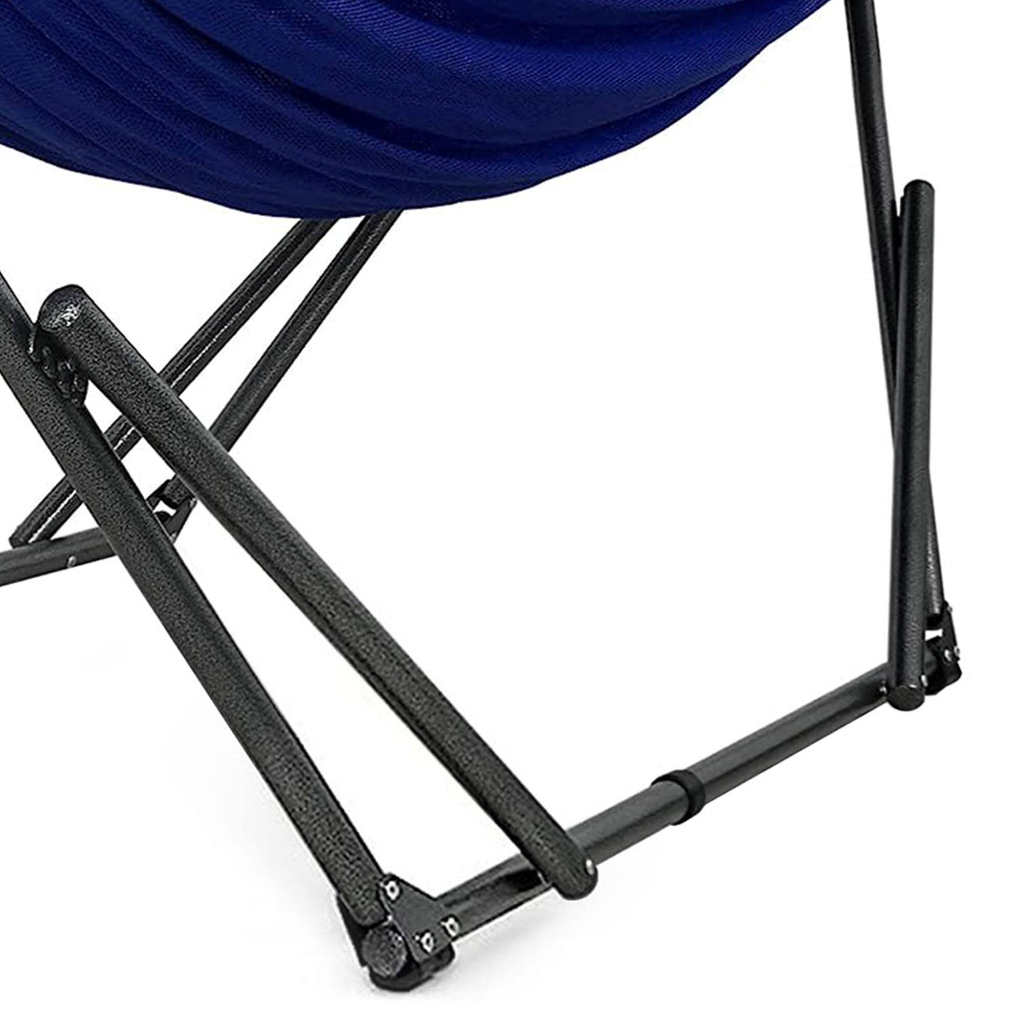 Alt View 3. Tranquillo - Tranquillo Universal 116" Double Hammock with Adjustable Stand and Bag, Blue - 03. Uni Blue.