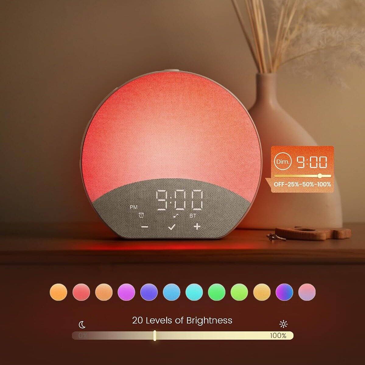Dim. 9:00 PM  
OFF-25%-50%-100%  
20 Levels of Brightness  
100%