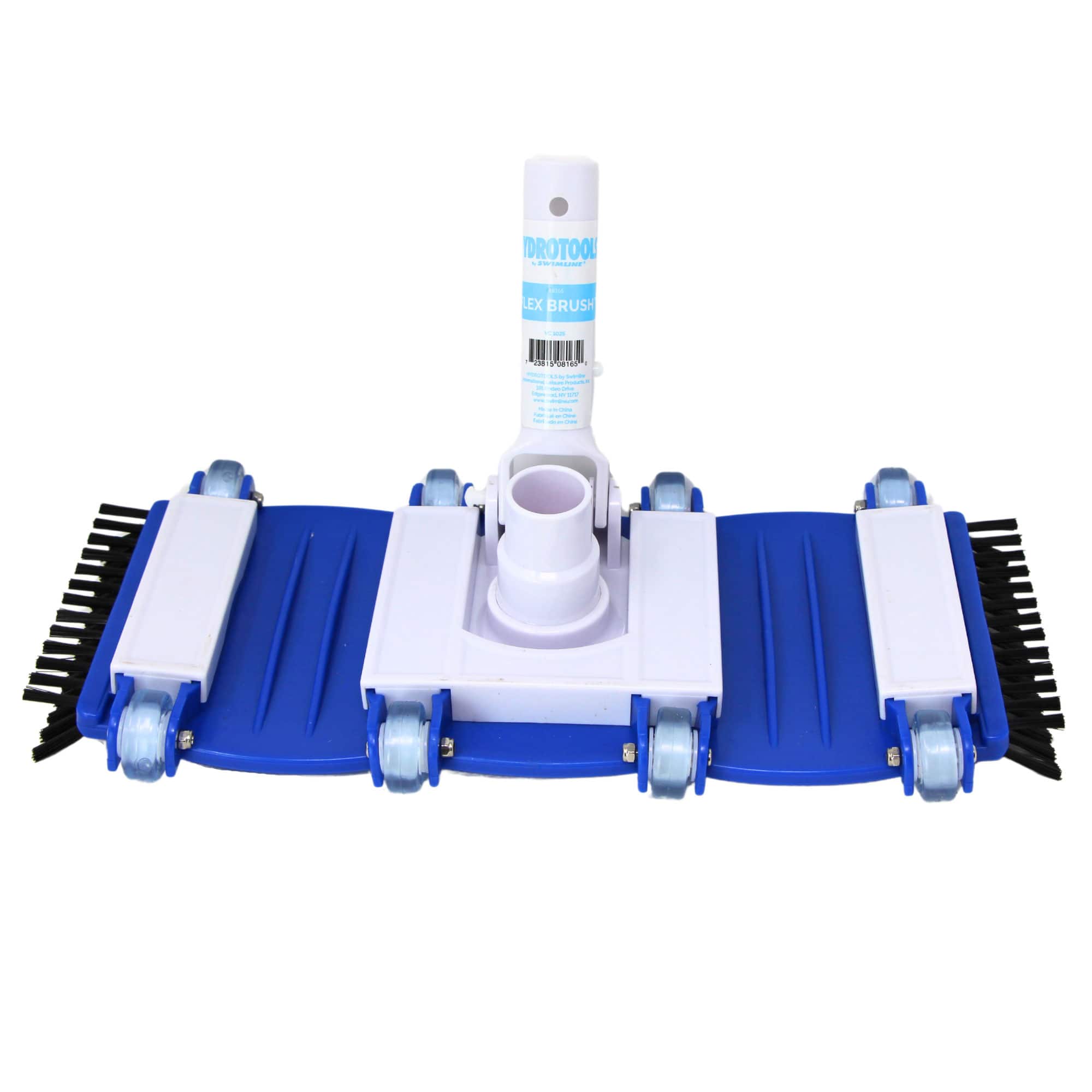 Swimline - HydroTools 8165 Swimming Pool Flexible Weighted Vacuum Head w/ Brushes - Concrete Vac W/ Brushes