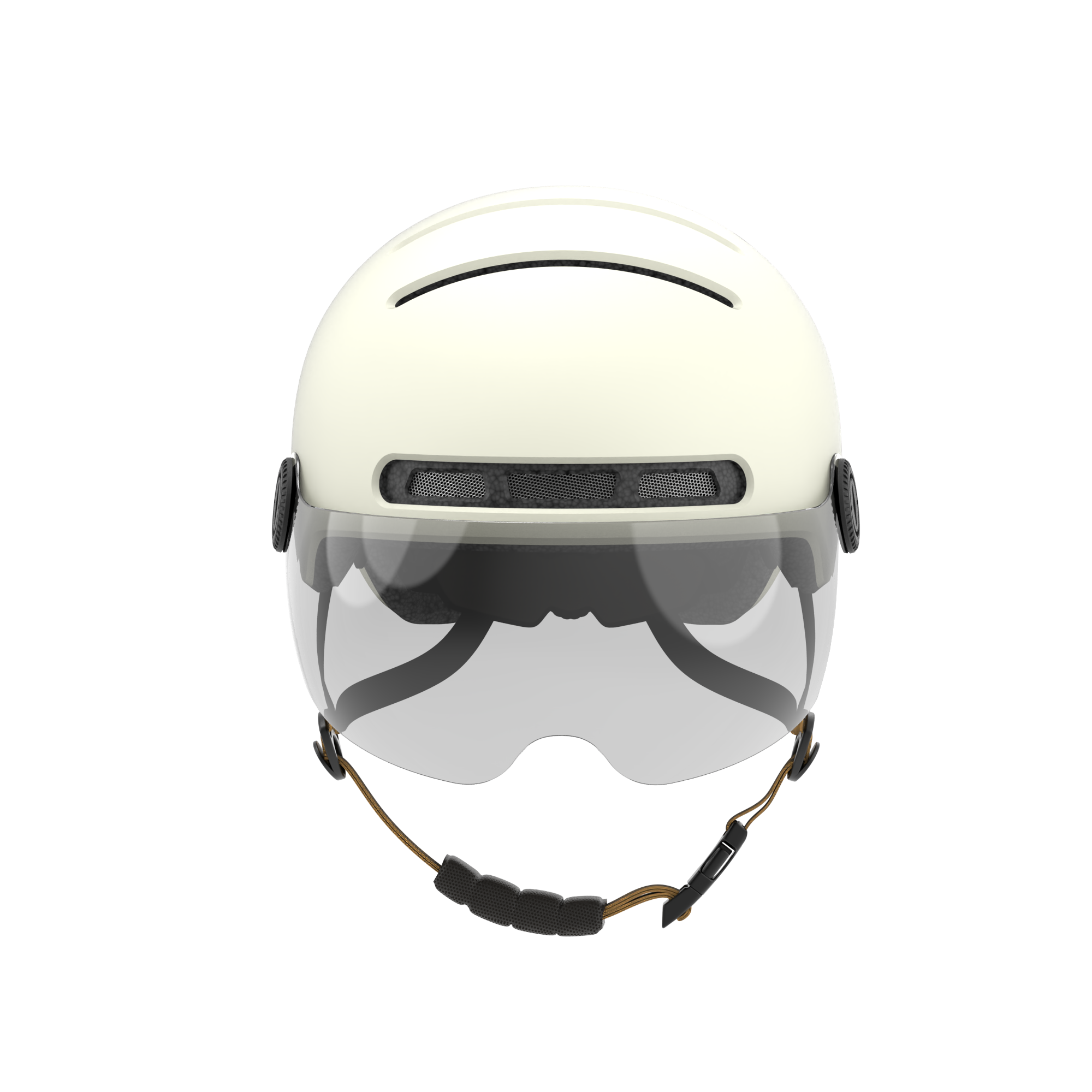 Alt View 1. LIVALL - LIVALL L23 Smart Bike Helmet, LED Lights & Removable Visor, NTA8776 E-Bike Certified, Fall Detection & SOS Alert- White - White.