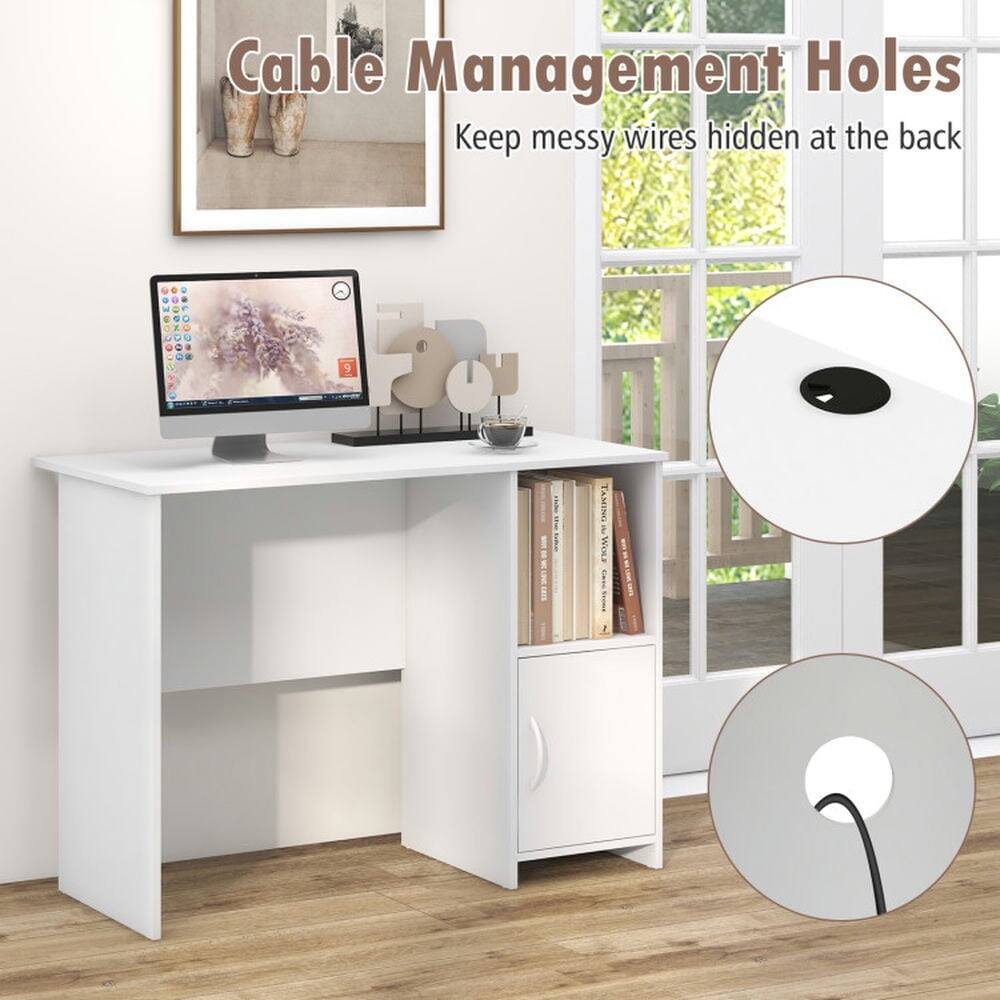 Cable Management Holes  
Keep messy wires hidden at the back