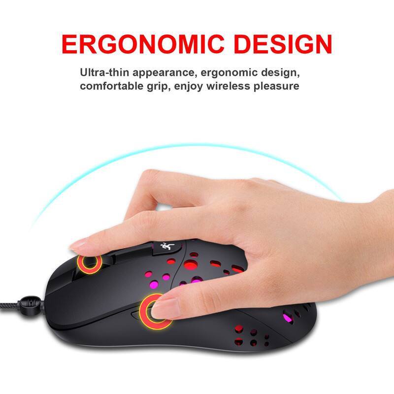 ERGONOMIC DESIGN

Ultra-thin appearance, ergonomic design, comfortable grip, enjoy wireless pleasure