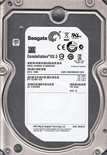 Seagate  
R E106814  
SERIAL  
Constellation ES.3 0,0017  
20  
MODEL NUMBER: ST40000X000  
Product of Thailand  
DATE: 13464  
WWN: 50000501633  
PN: 1CL160-570  
VOC AUPS 0.76.A +120 0.99.A  
SN: Z120M2K0  
FW: CC44  
SITE: YK  
HDD Mfg by Seagate Technology LLC  
Exropen Seagate Technology Kooloverienn 1110 The Netherlands  
CON: 05/2013