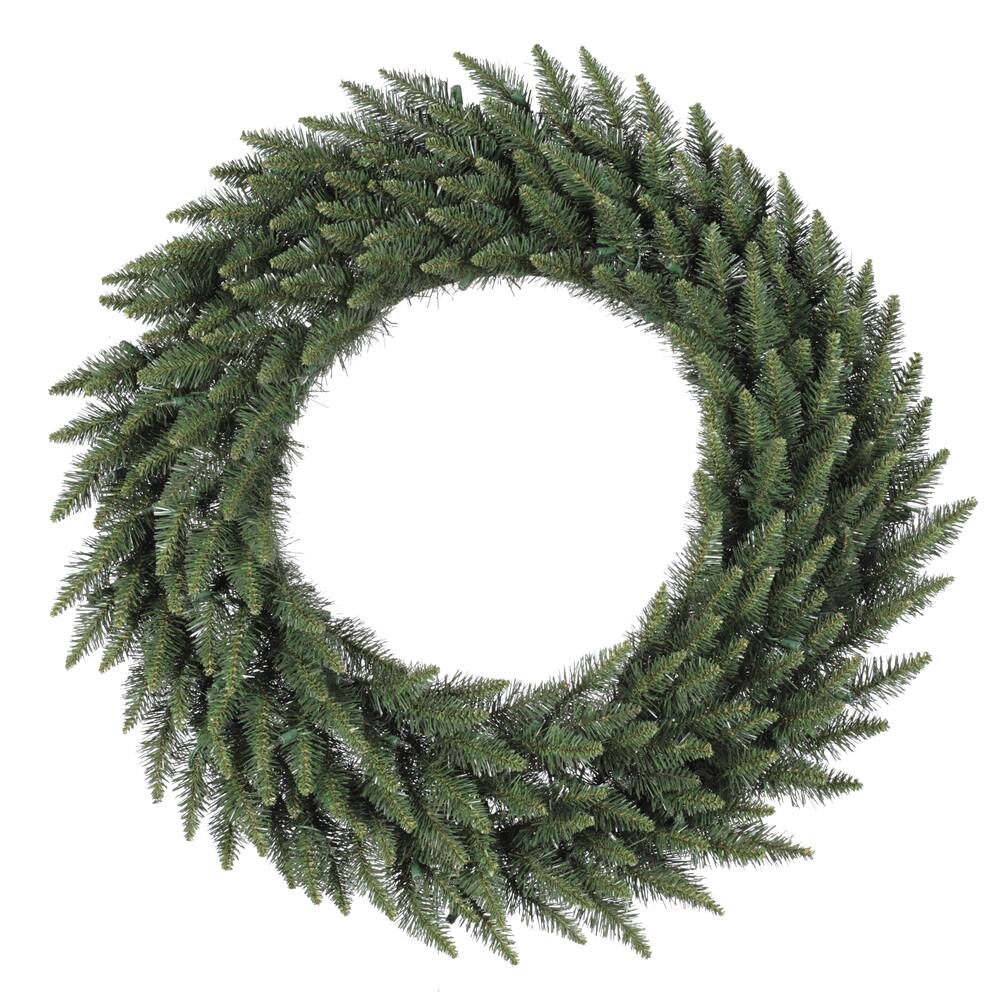Front. Vickerman - Vickerman 48" Camdon Fir Wreath 330 Tips - Green.