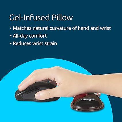 Gel-Infused Pillow

- Matches natural curvature of hand and wrist
- All-day comfort
- Reduces wrist strain