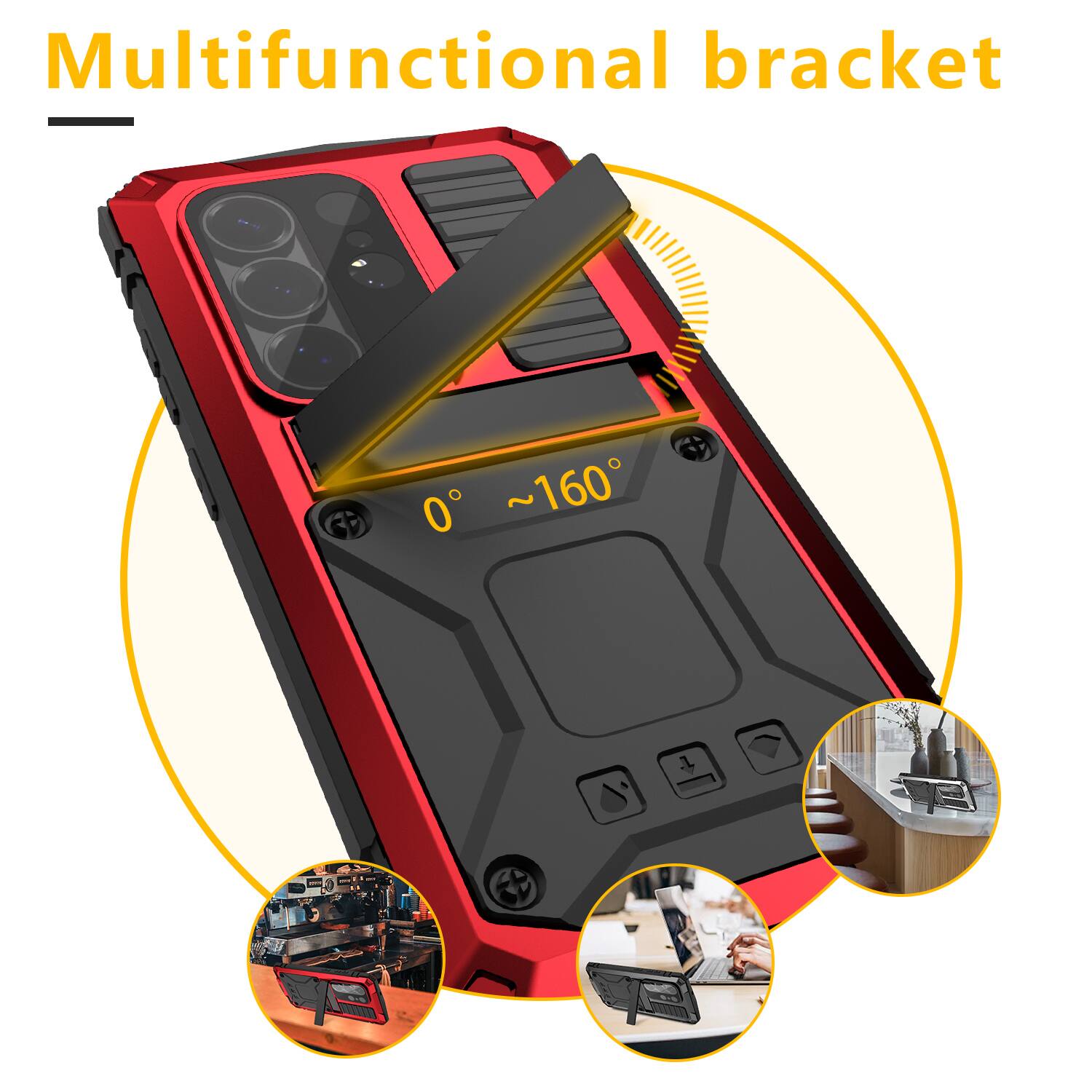 Multifunctional bracket 0° ~ 160°