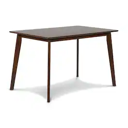 New Classic Furniture - Furniture Morocco Rectangle Dining Table- Walnut - Brown