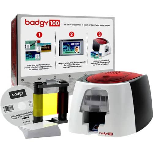 Evolis Badgy 100 Single Sided ID Card Printer color - Best Buy