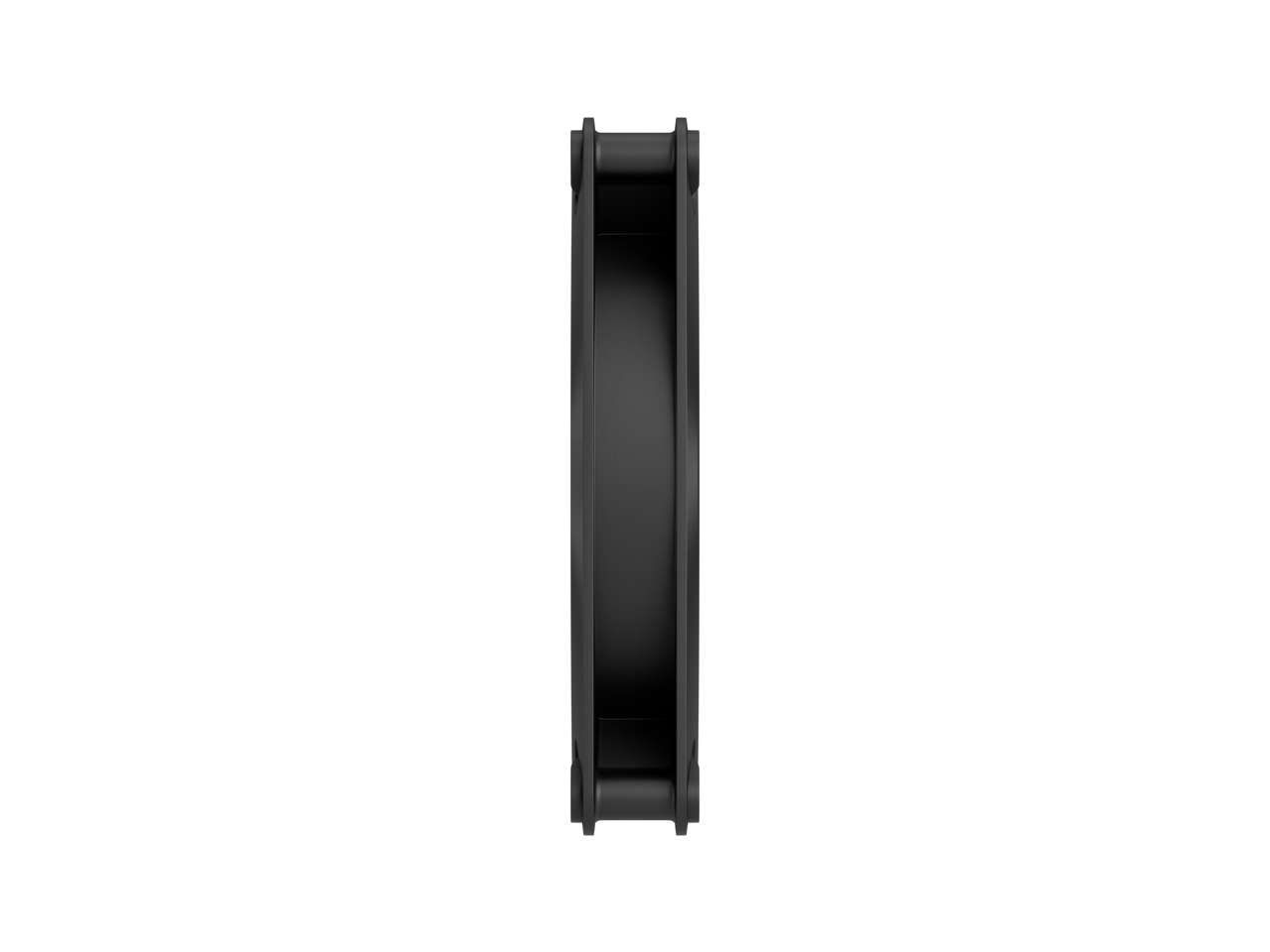 Alt View 4. Fractal Design - Fractal Design Dynamic 3 140mm Black PWM Fan, Rifle Bearing, 7-Blade, Daisy-Chain, 350-1800 RPM - Black.