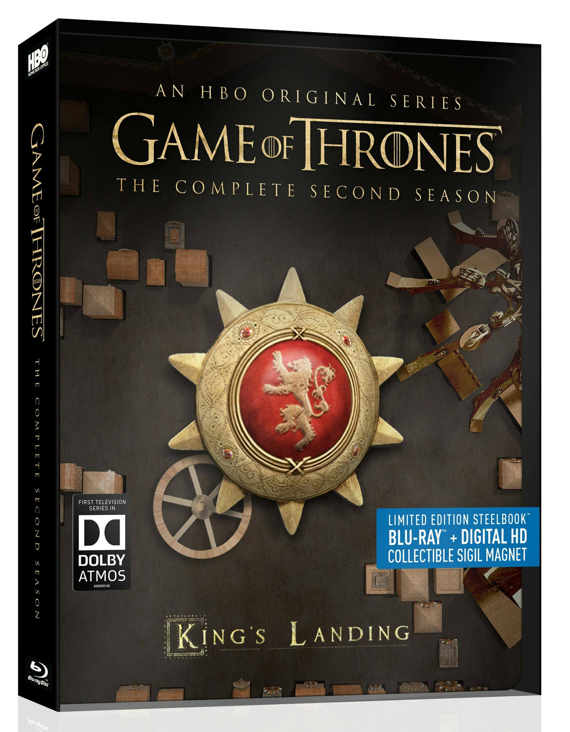Angle. Game of Thrones: The Complete Second Season (Blu-ray Steelbook) [Blu-ray].