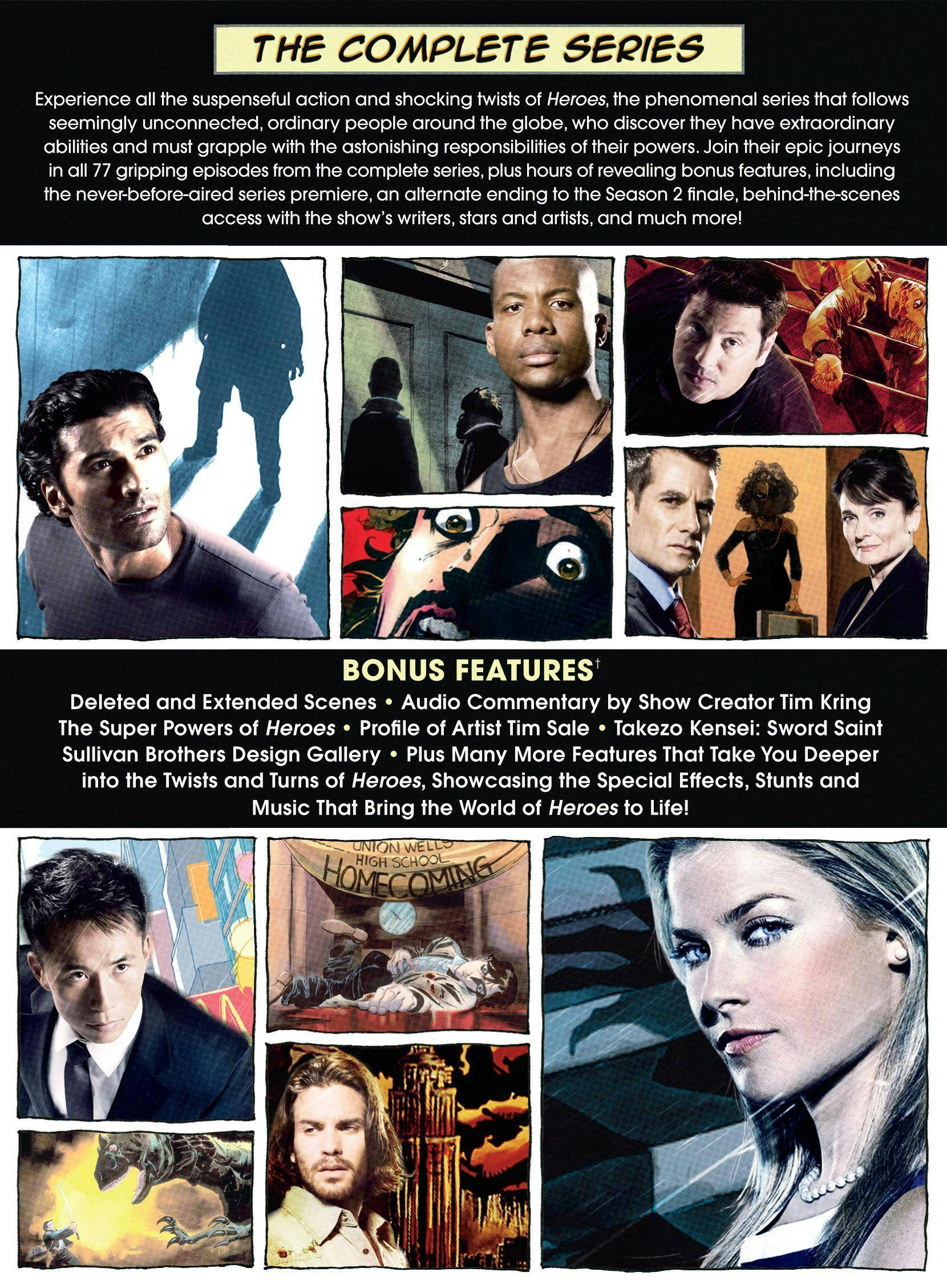 Back. Heroes: The Complete Collection (Box Set) [DVD].