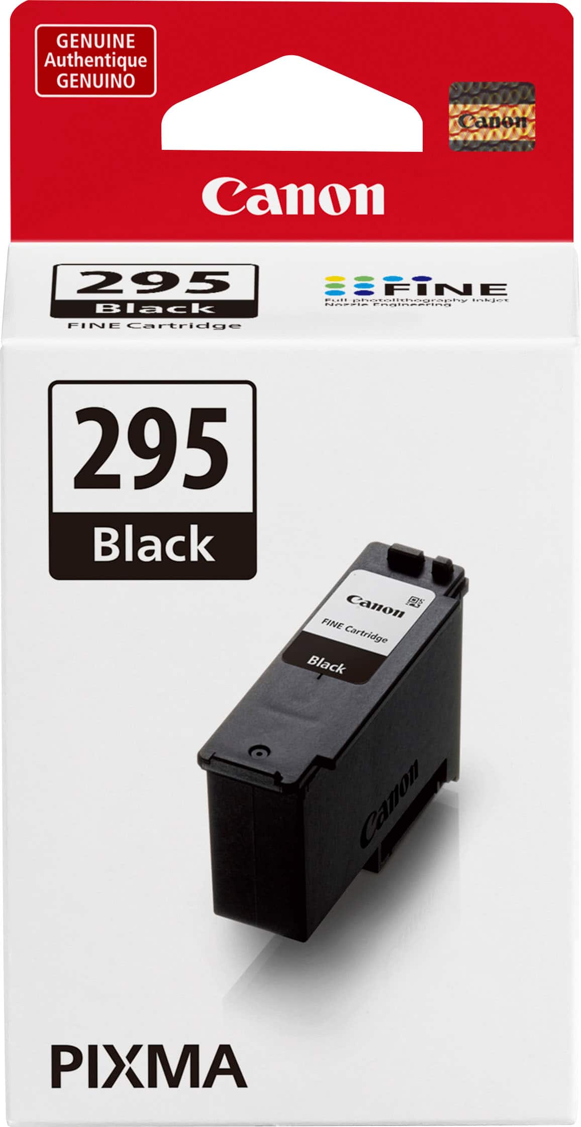 Canon - PG-295 AMR Standard Yield Ink Cartridge - Black - Front_Zoom