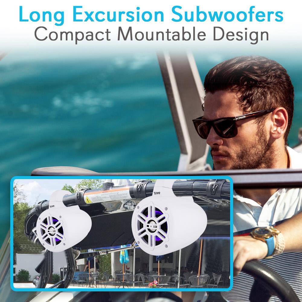 Long Excursion Subwoofers  
Compact Mountable Design