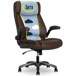 Serta - Serta® Torrington Big & Tall Office Chair - Dark Walnut Brown
