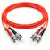 Server Racks With Fiber Coming In Sanoxy 3 Meters ST to ST Duplex 62.5/125 Multimode OM1 Fiber Optic ...
