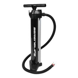 SereneLife - Manual Air Pump for Inflatable SUP Stand-Up Paddle Boards - Black