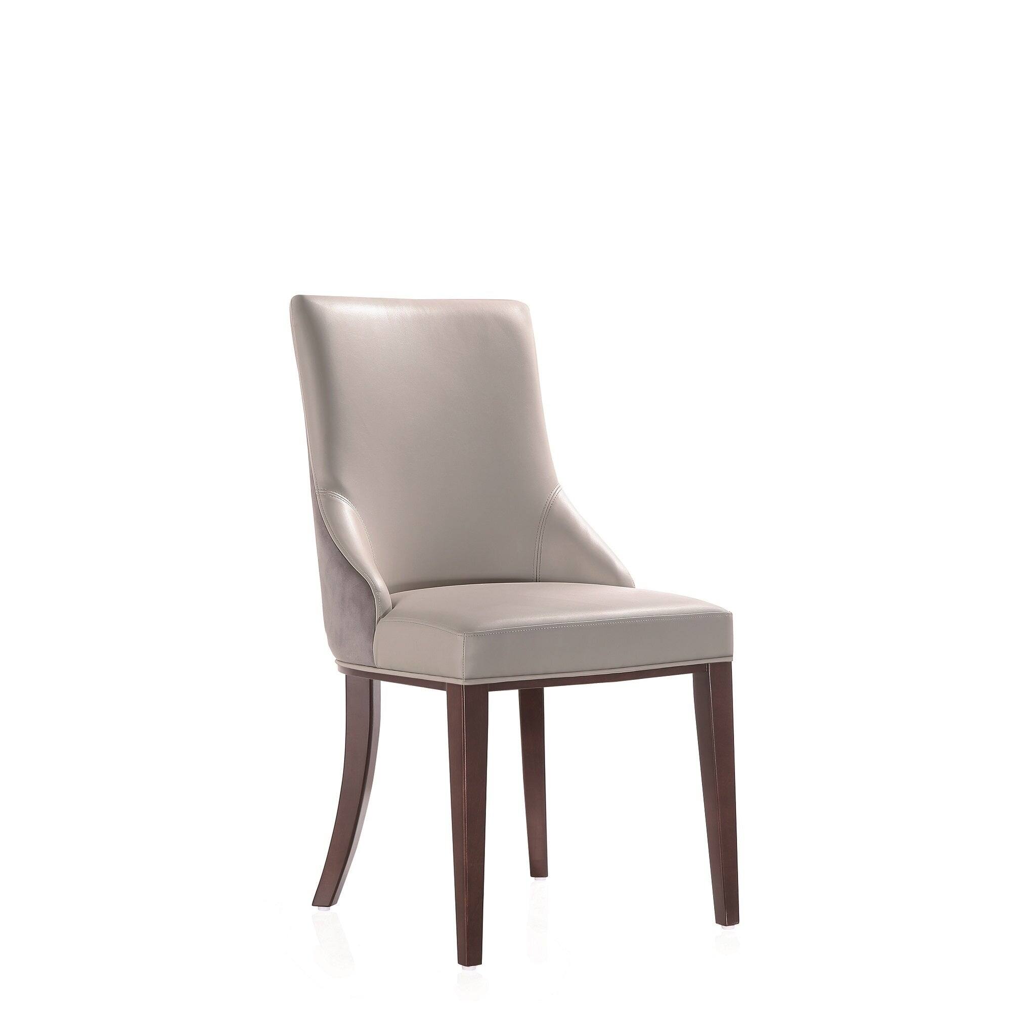 Alt View 2. Manhattan Comfort - Shubert Modern 8-Piece Dining Chair Set - Light Gray.