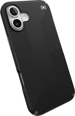 Speck - Presidio2 Grip with MagSafe Case for iPhone 16 Plus - Black