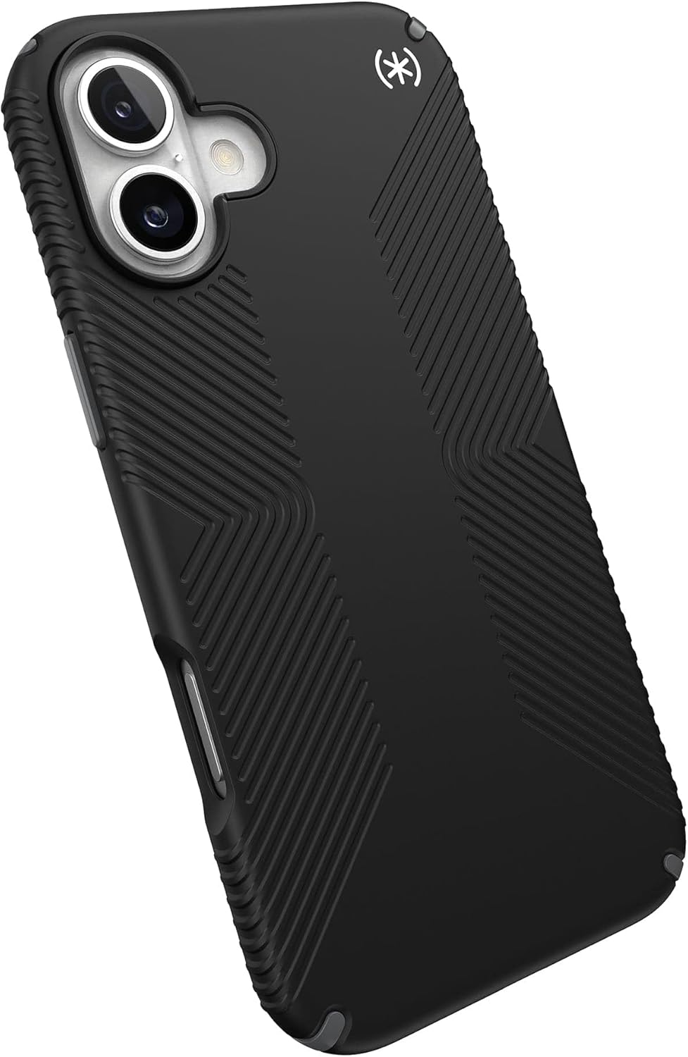 Front. Speck - Speck Presidio2 Grip with MagSafe Black Case for iPhone 16 Plus - Black.