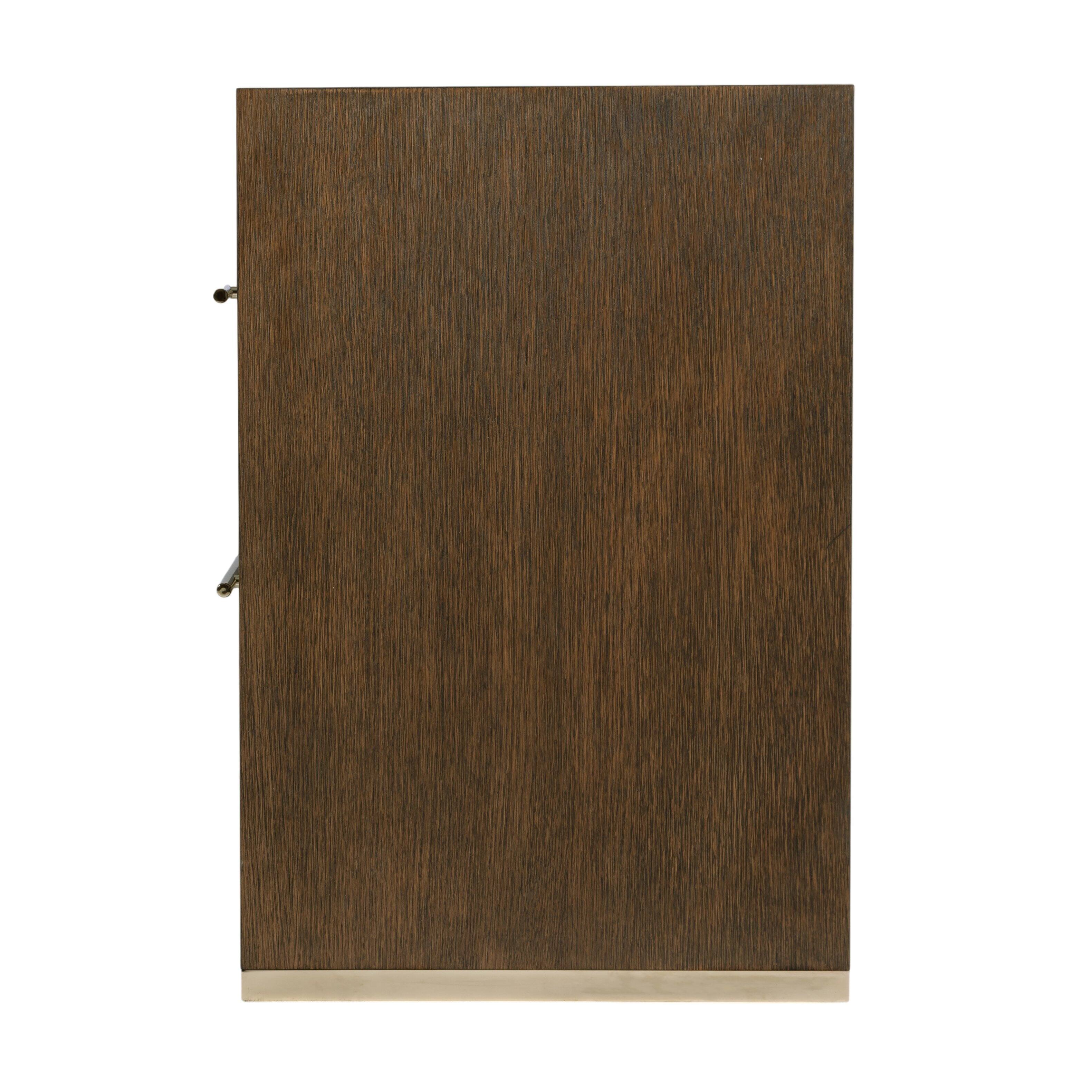Alt View 2. Butler Specialty - Porter 28 in. W Rectangular Wood 2 Drawer Nightstand - Brown.