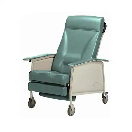 Front. Invacare - IH6065WD/IH61 3 Position Recliner Deluxe Extra Wide Chair for Adults - Jade.
