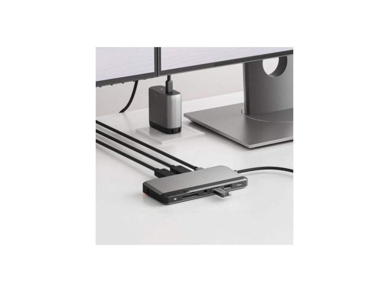 Alt View 9. Alogic - Alogic USB-C Dual Display Dock MX2 Lite HDMI Edition U1CSHSGR.