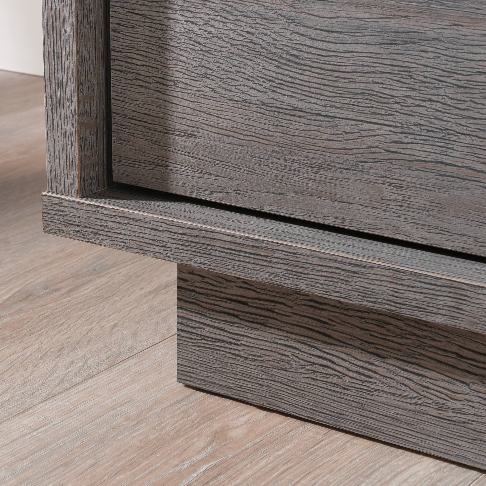 Alt View 6. Forest'nSky - Brown Wood 4 drawer 29.84 in. Wide Chest of Drawers with Sturdy Frame for Living Room - Brown.